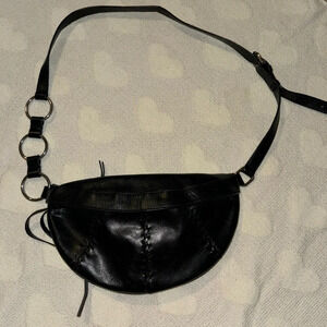 Zara crossbody geniune leather bag